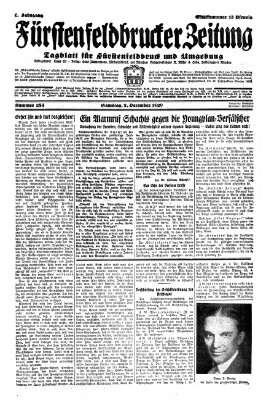 Fürstenfeldbrucker Zeitung Samstag 7. Dezember 1929