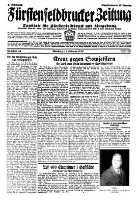 Fürstenfeldbrucker Zeitung Dienstag 11. Februar 1930
