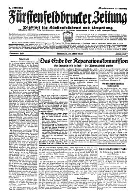 Fürstenfeldbrucker Zeitung Dienstag 20. Mai 1930