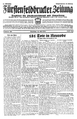 Fürstenfeldbrucker Zeitung Samstag 12. Juli 1930