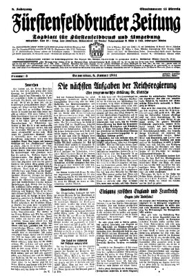 Fürstenfeldbrucker Zeitung Donnerstag 8. Januar 1931