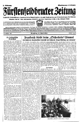 Fürstenfeldbrucker Zeitung Samstag 11. April 1931