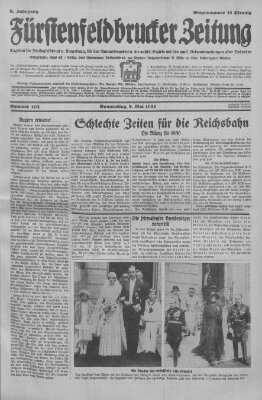Fürstenfeldbrucker Zeitung Donnerstag 7. Mai 1931