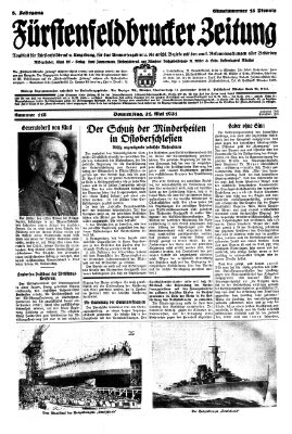 Fürstenfeldbrucker Zeitung Donnerstag 21. Mai 1931
