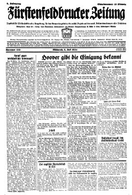 Fürstenfeldbrucker Zeitung Mittwoch 8. Juli 1931