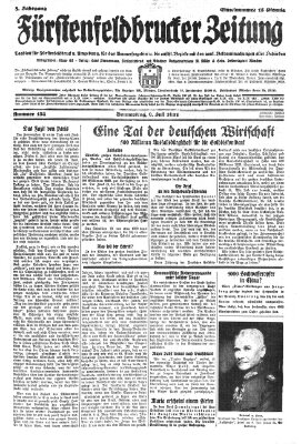 Fürstenfeldbrucker Zeitung Donnerstag 9. Juli 1931