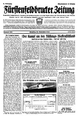 Fürstenfeldbrucker Zeitung Samstag 26. September 1931