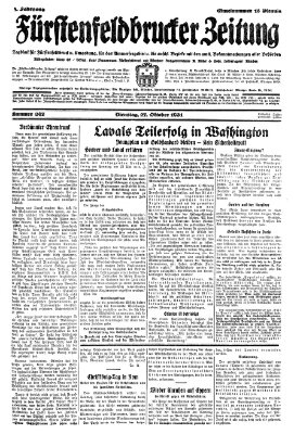 Fürstenfeldbrucker Zeitung Dienstag 27. Oktober 1931