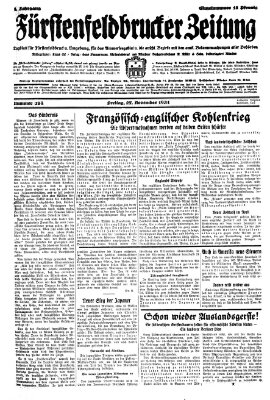 Fürstenfeldbrucker Zeitung Freitag 27. November 1931