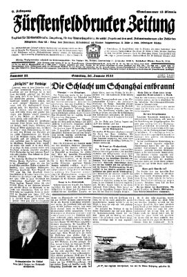 Fürstenfeldbrucker Zeitung Samstag 30. Januar 1932