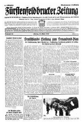 Fürstenfeldbrucker Zeitung Freitag 18. März 1932