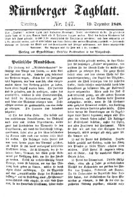 Nürnberger Tagblatt Montag 18. Dezember 1848