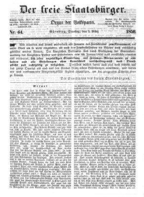 Der freie Staatsbürger Sonntag 3. März 1850