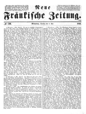 Neue Fränkische Zeitung Sonntag 6. Mai 1849