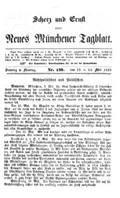 Neues Münchener Tagblatt Montag 14. Mai 1849