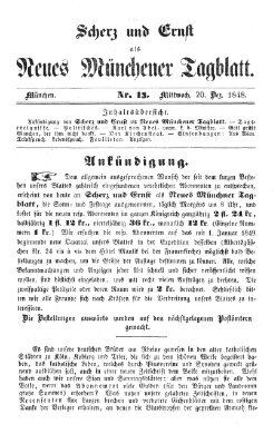Neues Münchener Tagblatt Mittwoch 20. Dezember 1848