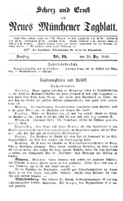 Neues Münchener Tagblatt Samstag 30. Dezember 1848