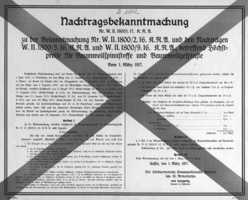Regierungs-Blatt für das Herzogtum Coburg (Coburger Regierungs-Blatt) Donnerstag 1. März 1917