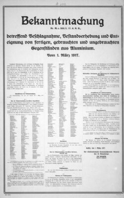 Regierungs-Blatt für das Herzogtum Coburg (Coburger Regierungs-Blatt) Donnerstag 1. März 1917