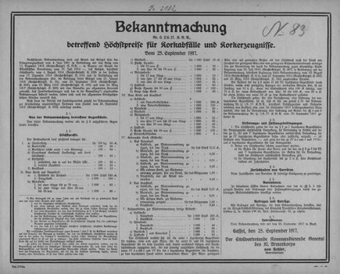 Regierungs-Blatt für das Herzogtum Coburg (Coburger Regierungs-Blatt) Dienstag 25. September 1917