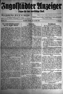 Ingolstädter Anzeiger Dienstag 27. Mai 1924