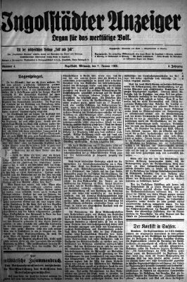Ingolstädter Anzeiger Mittwoch 7. Januar 1925