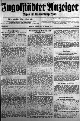 Ingolstädter Anzeiger Dienstag 24. Februar 1925