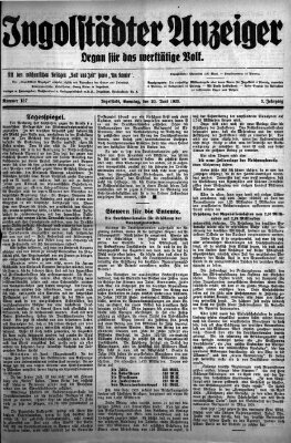 Ingolstädter Anzeiger Samstag 20. Juni 1925
