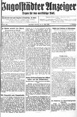 Ingolstädter Anzeiger Samstag 15. Mai 1926