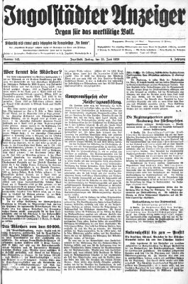 Ingolstädter Anzeiger Freitag 25. Juni 1926