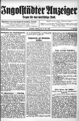 Ingolstädter Anzeiger Montag 19. Juli 1926