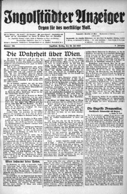 Ingolstädter Anzeiger Freitag 22. Juli 1927