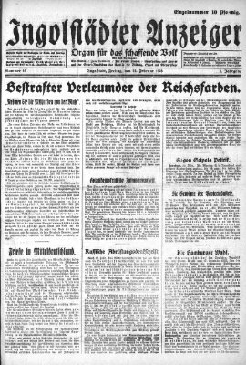 Ingolstädter Anzeiger Freitag 24. Februar 1928