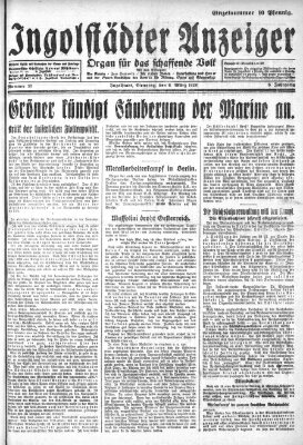Ingolstädter Anzeiger Dienstag 6. März 1928