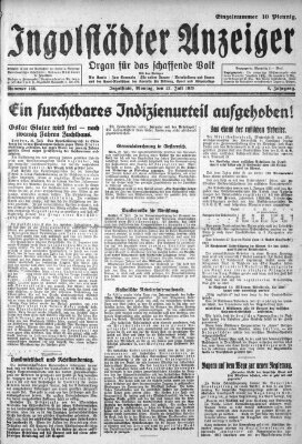 Ingolstädter Anzeiger Montag 23. Juli 1928