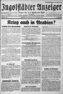 Ingolstädter Anzeiger Donnerstag 20. Dezember 1928