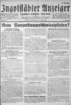 Ingolstädter Anzeiger Mittwoch 10. April 1929