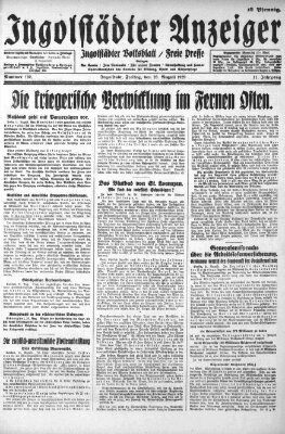 Ingolstädter Anzeiger Freitag 23. August 1929
