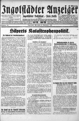 Ingolstädter Anzeiger Mittwoch 13. November 1929