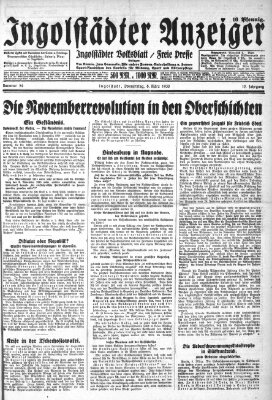 Ingolstädter Anzeiger Donnerstag 6. März 1930