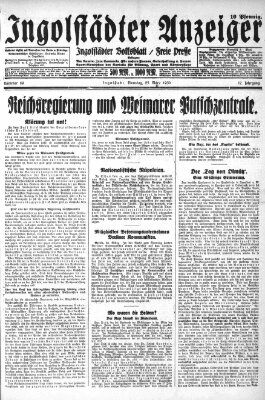Ingolstädter Anzeiger Dienstag 25. März 1930