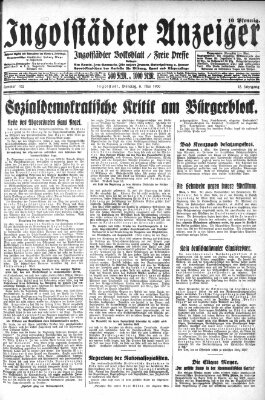 Ingolstädter Anzeiger Dienstag 6. Mai 1930
