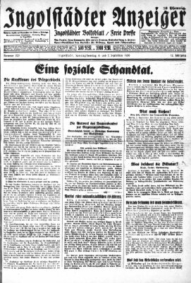 Ingolstädter Anzeiger Sonntag 7. September 1930