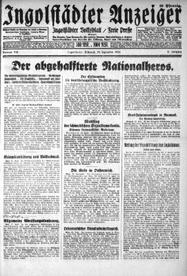Ingolstädter Anzeiger Mittwoch 24. September 1930