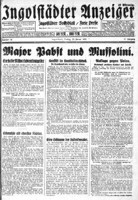 Ingolstädter Anzeiger Freitag 23. Januar 1931