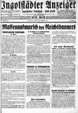 Ingolstädter Anzeiger Dienstag 24. Februar 1931