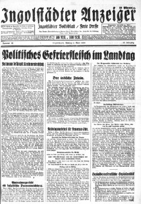 Ingolstädter Anzeiger Montag 9. März 1931
