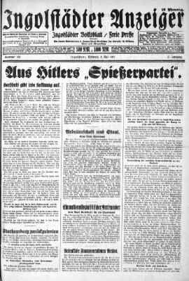 Ingolstädter Anzeiger Mittwoch 6. Mai 1931