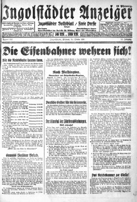 Ingolstädter Anzeiger Mittwoch 28. Oktober 1931