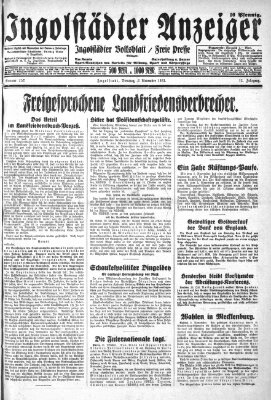 Ingolstädter Anzeiger Dienstag 3. November 1931